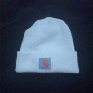 White Carhartt Beanie
